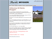 Tablet Screenshot of marksbryggeri.se